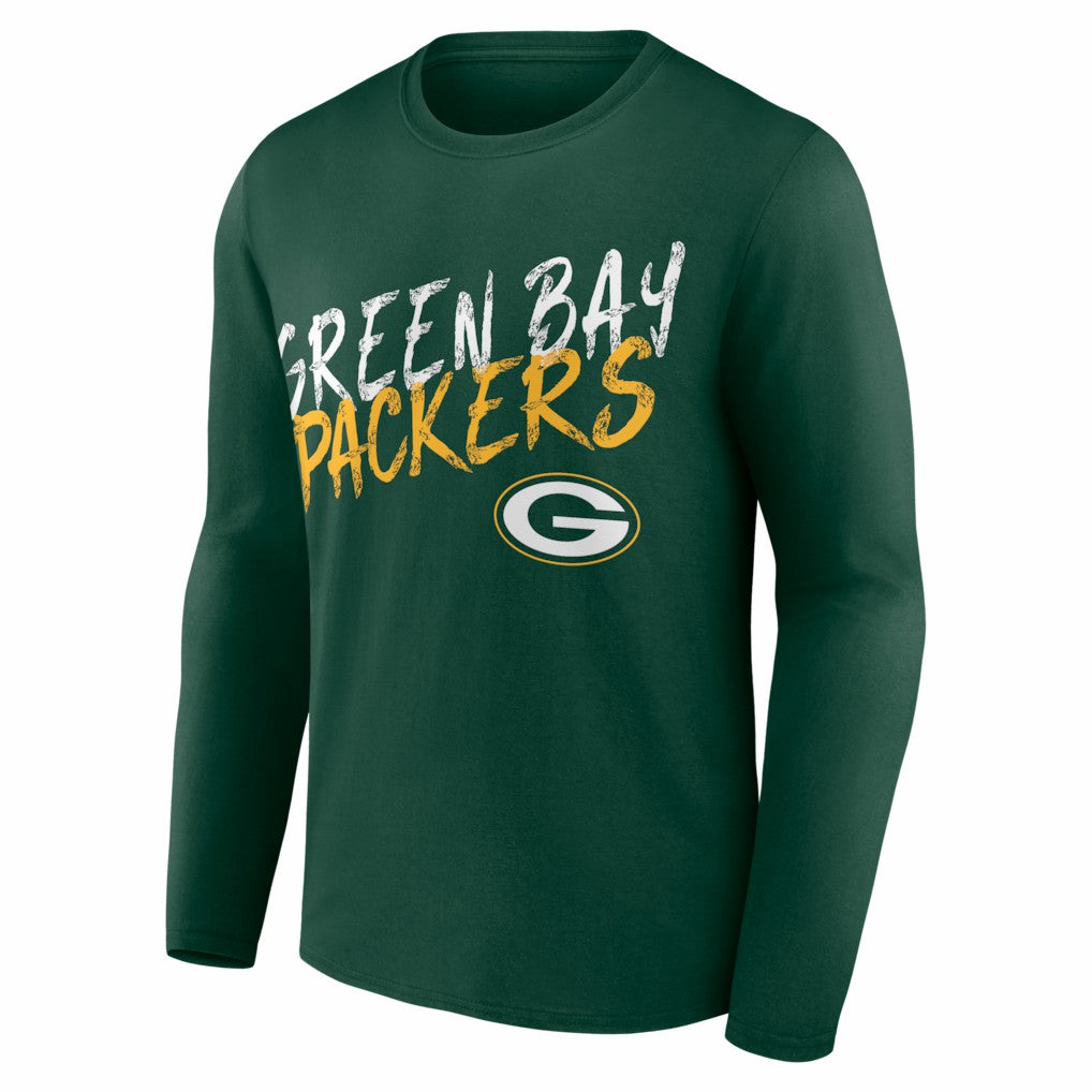 Green Bay Packers Hustle Long Sleeve T-Shirt - Green T-shirts