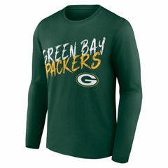 Green Bay Packers Hustle Long Sleeve T-Shirt - Green T-shirts