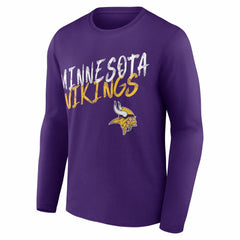 Minnesota Vikings Hustle Long Sleeve T-Shirt - Purple T-shirts