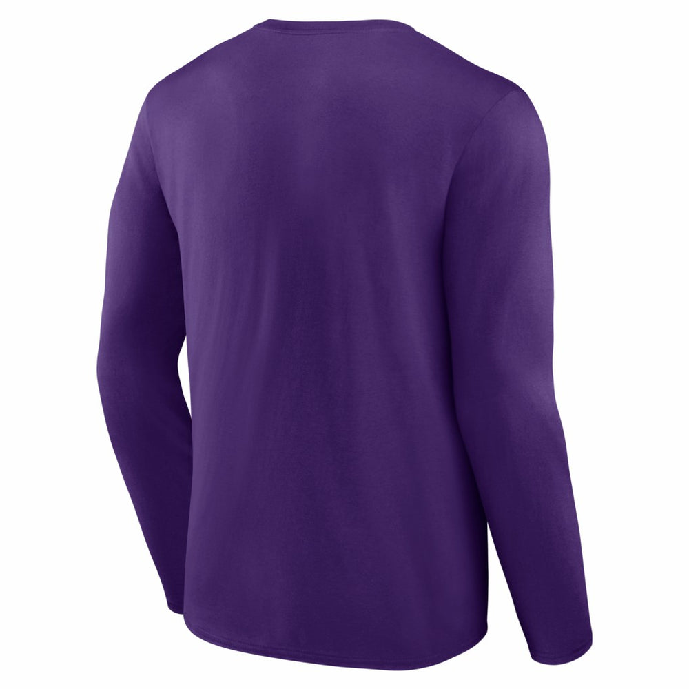Minnesota Vikings Hustle Long Sleeve T-Shirt - Purple T-shirts