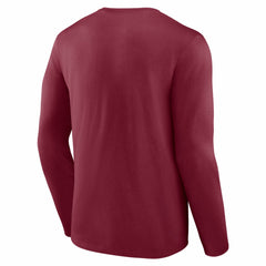 Washington Commanders Hustle Long Sleeve T-Shirt - Burgundy T-shirts
