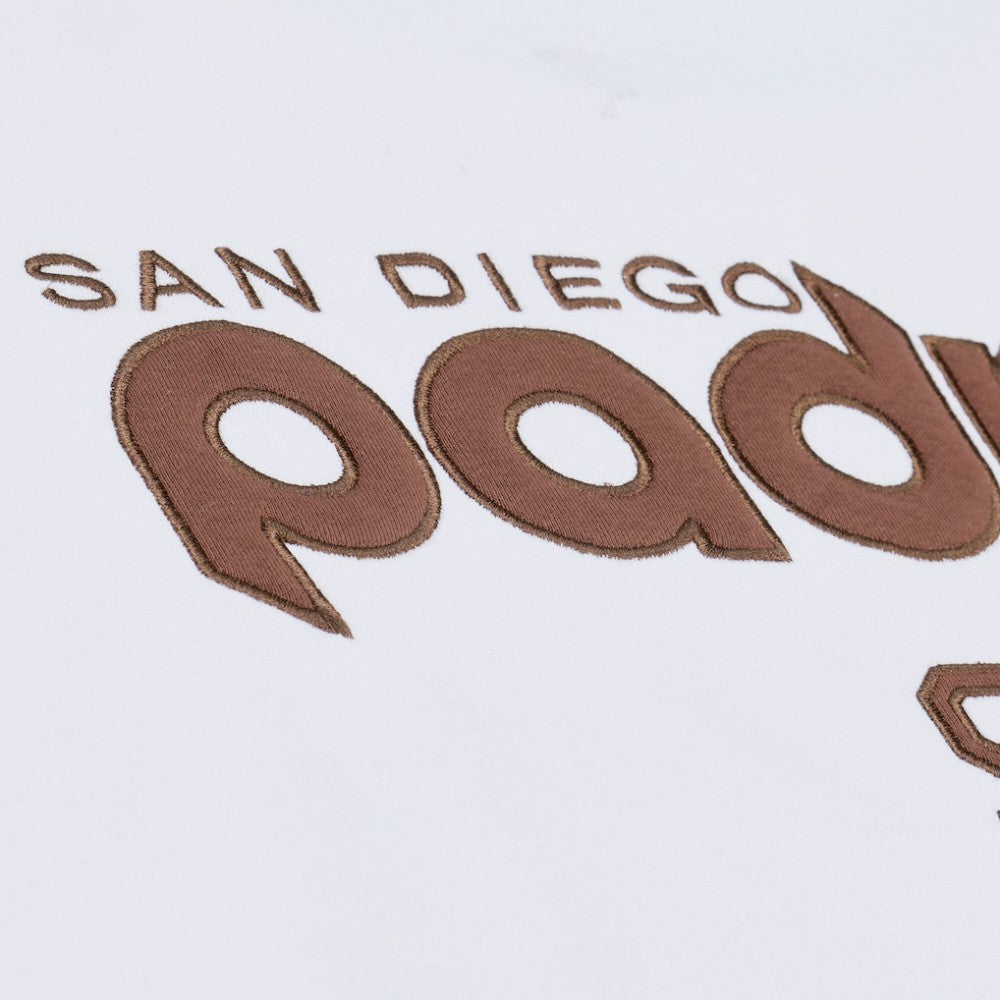 San Diego Padres Mitchell & Ness Arctic Fleece Sweatshirt - White Sweatshirts