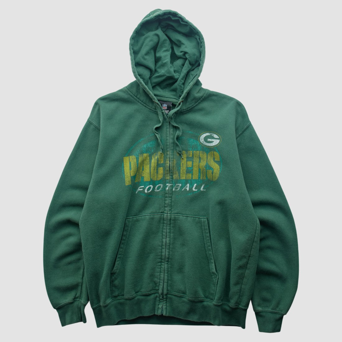 Green Bay Packers Team Edition Apparel 2010s Hooded Full Zip Sweatshirt - Green Sweatshirts