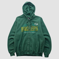 Green Bay Packers Team Edition Apparel 2010s Hooded Full Zip Sweatshirt - Green Sweatshirts