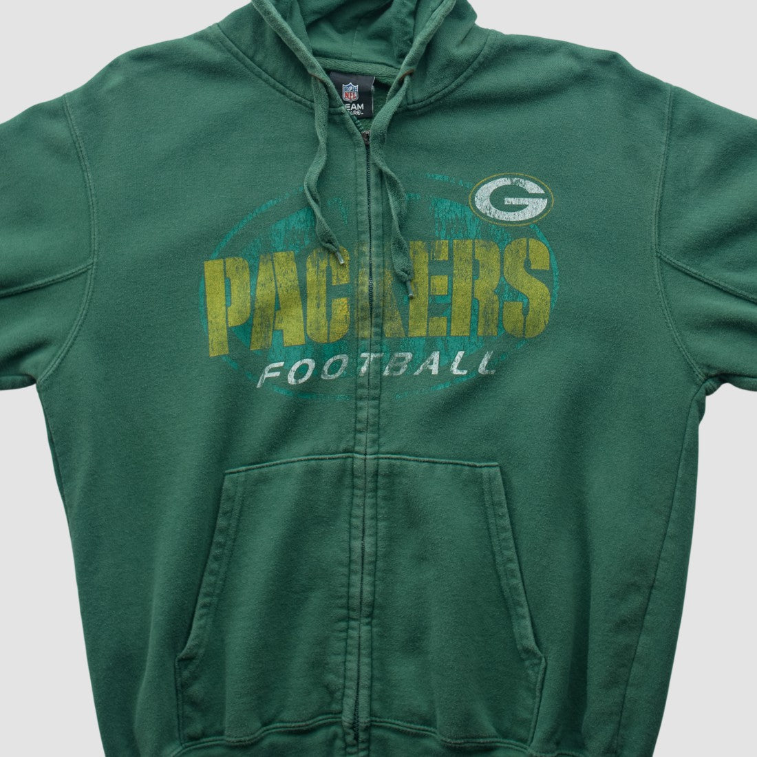 Green Bay Packers Team Edition Apparel 2010s Hooded Full Zip Sweatshirt - Green Sweatshirts