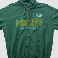 Green Bay Packers Team Edition Apparel 2010s Hooded Full Zip Sweatshirt - Green Sweatshirts