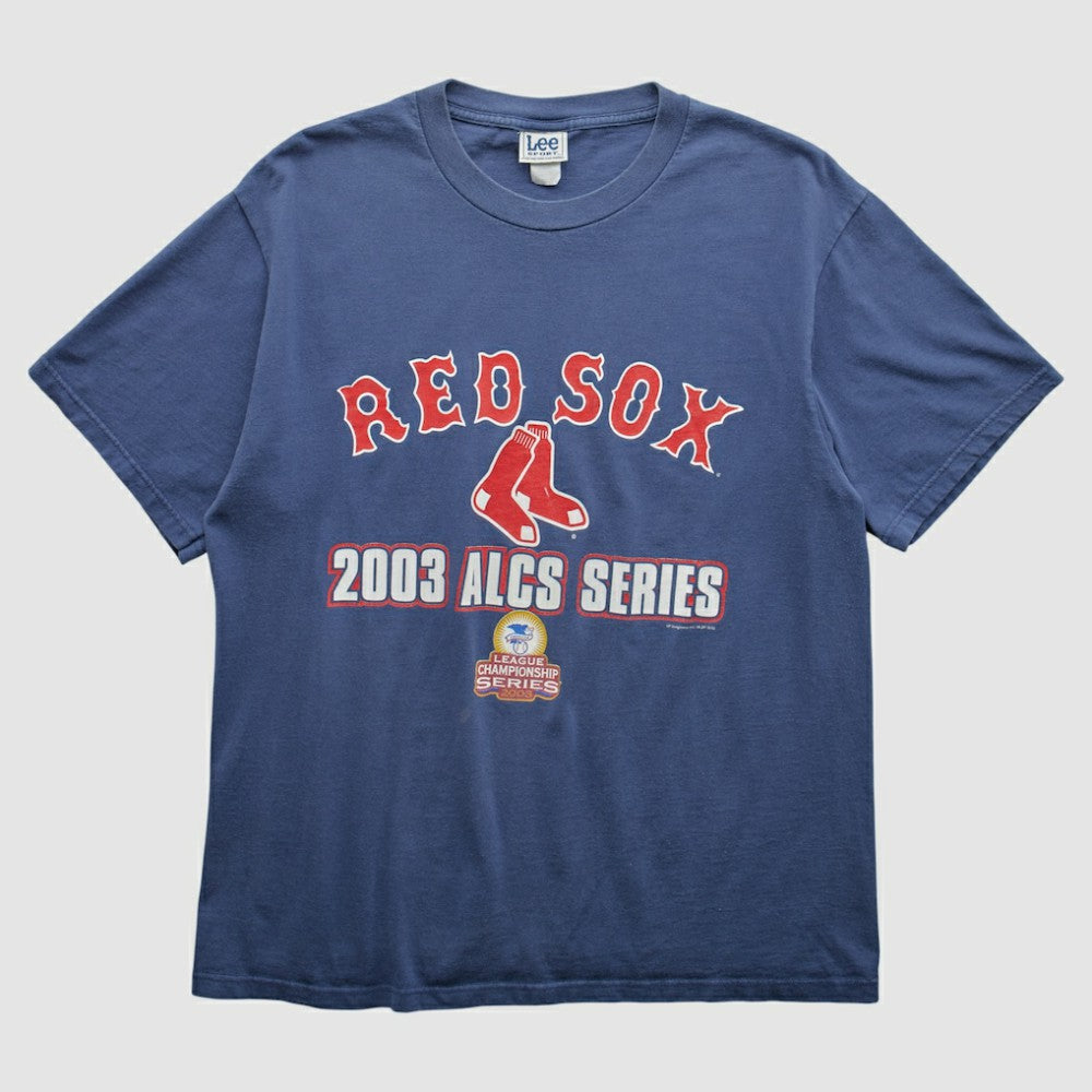 Boston Red Sox Lee Apparel 2003 T-shirt - Navy - Vintage T-shirts