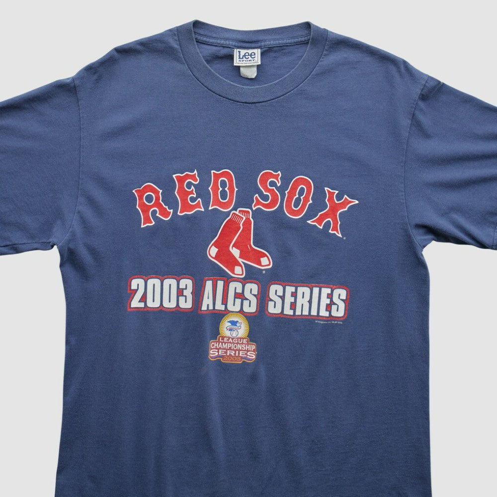 Boston Red Sox Lee Apparel 2003 T-shirt - Navy - Vintage T-shirts
