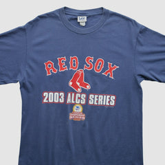 Boston Red Sox Lee Apparel 2003 T-shirt - Navy - Vintage T-shirts