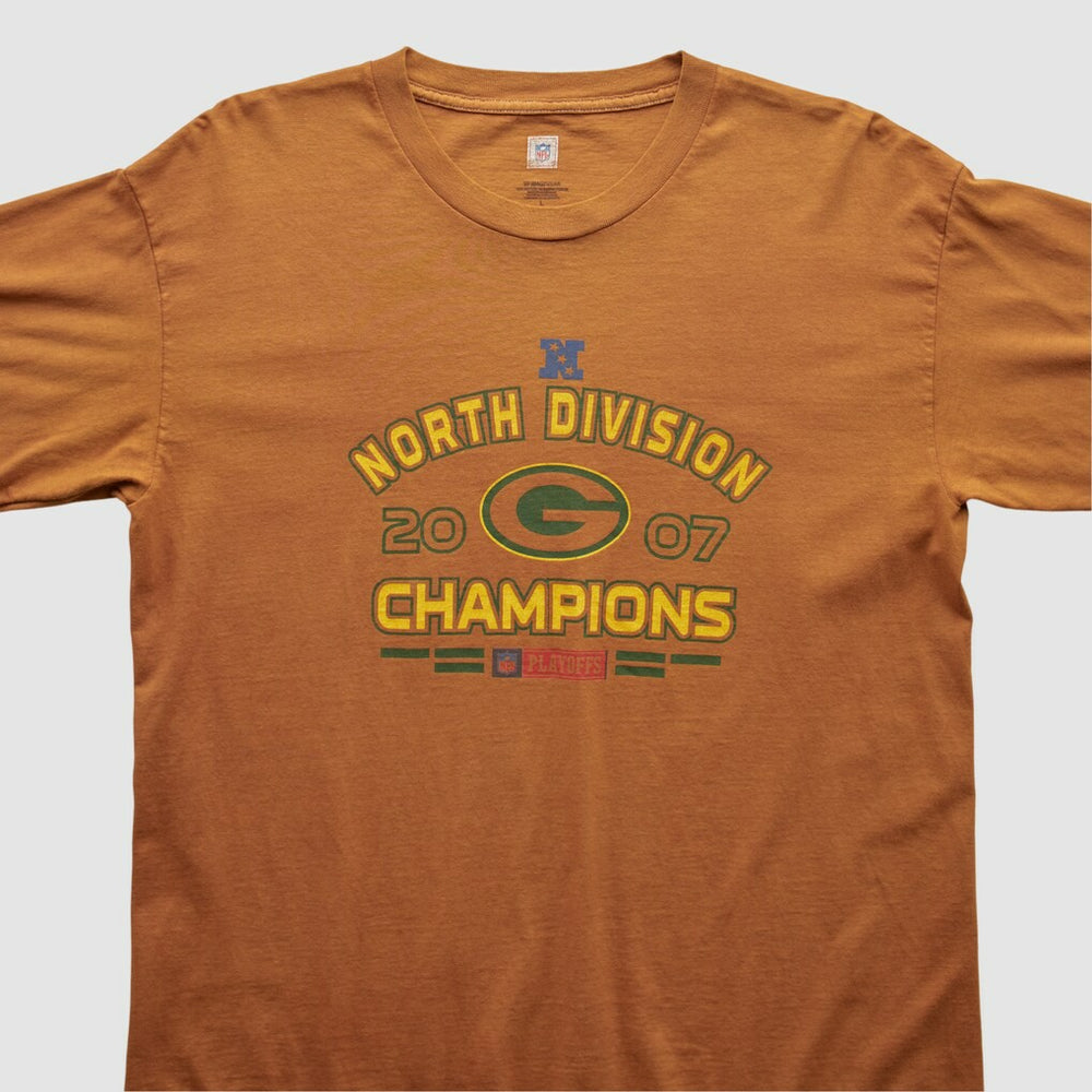 Green Bay Packers NFL 2007 Long Sleeve T-shirt - Orange T-shirts