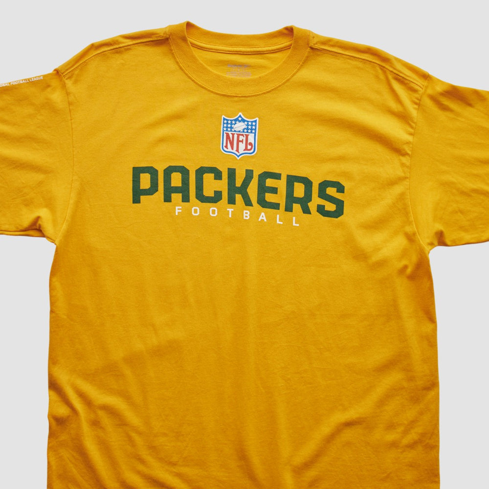 Green Bay Packers Reebok 2000s T-shirt - Yellow T-shirts
