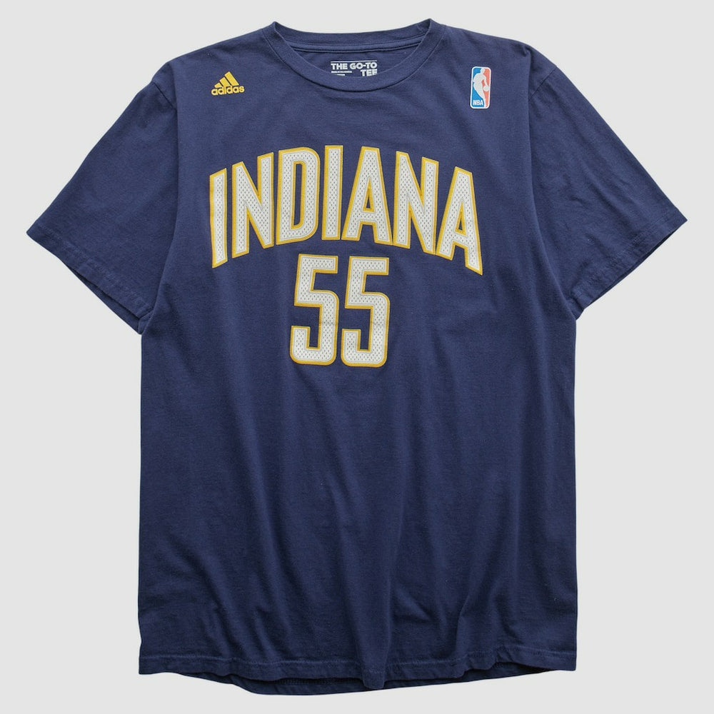 Indiana Pacers 2010s T-shirt Navy Vintage - Adidas