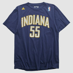 Indiana Pacers 2010s T-shirt Navy Vintage - Adidas