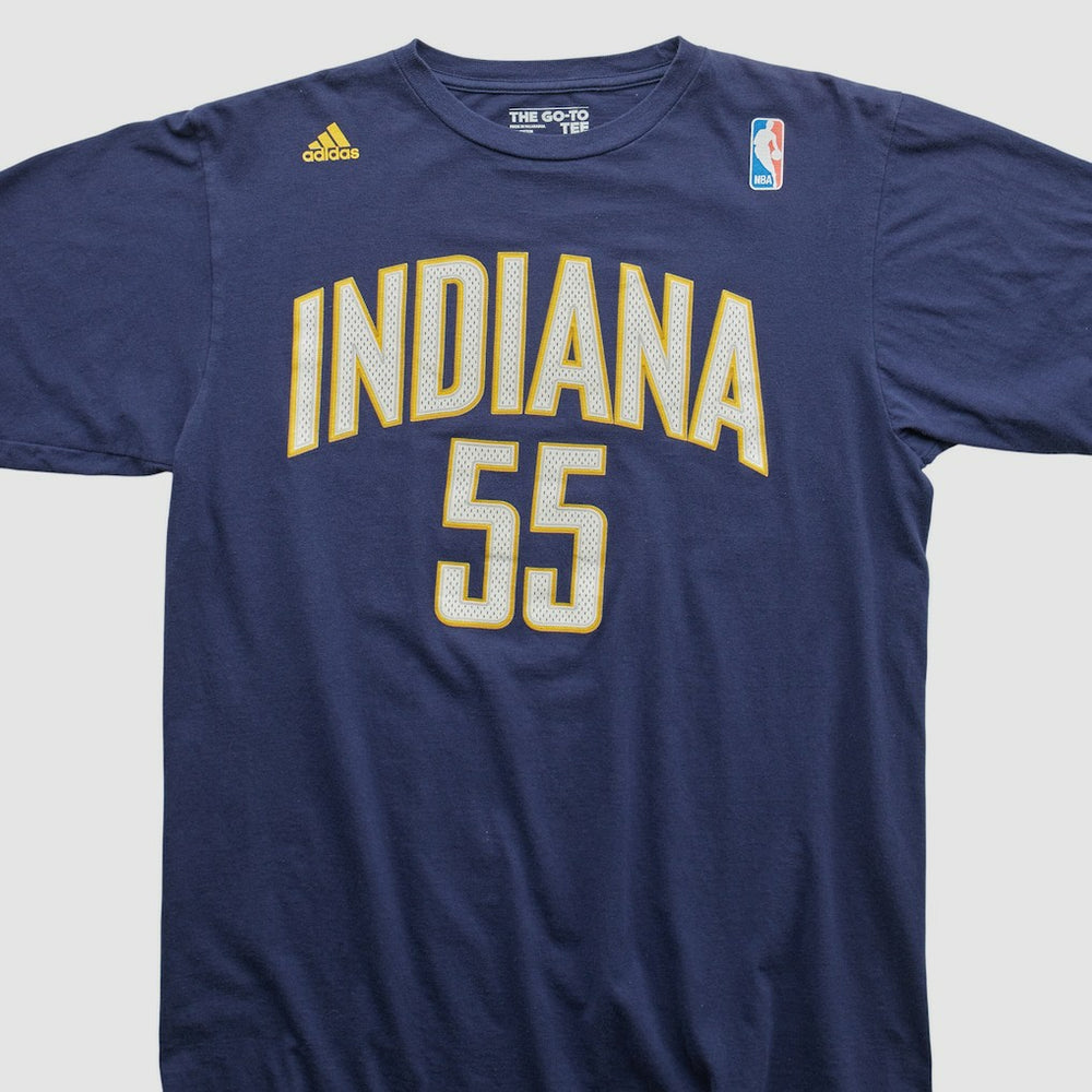 Indiana Pacers 2010s T-shirt Navy Vintage - Adidas
