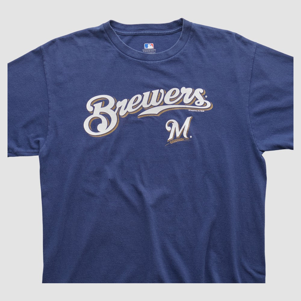 Milwaukee Brewers MLB 2000s T-shirt - Navy - Vintage T-shirts