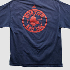 Boston Red Sox Adidas 2000s T-shirt - Navy - Vintage T-shirts