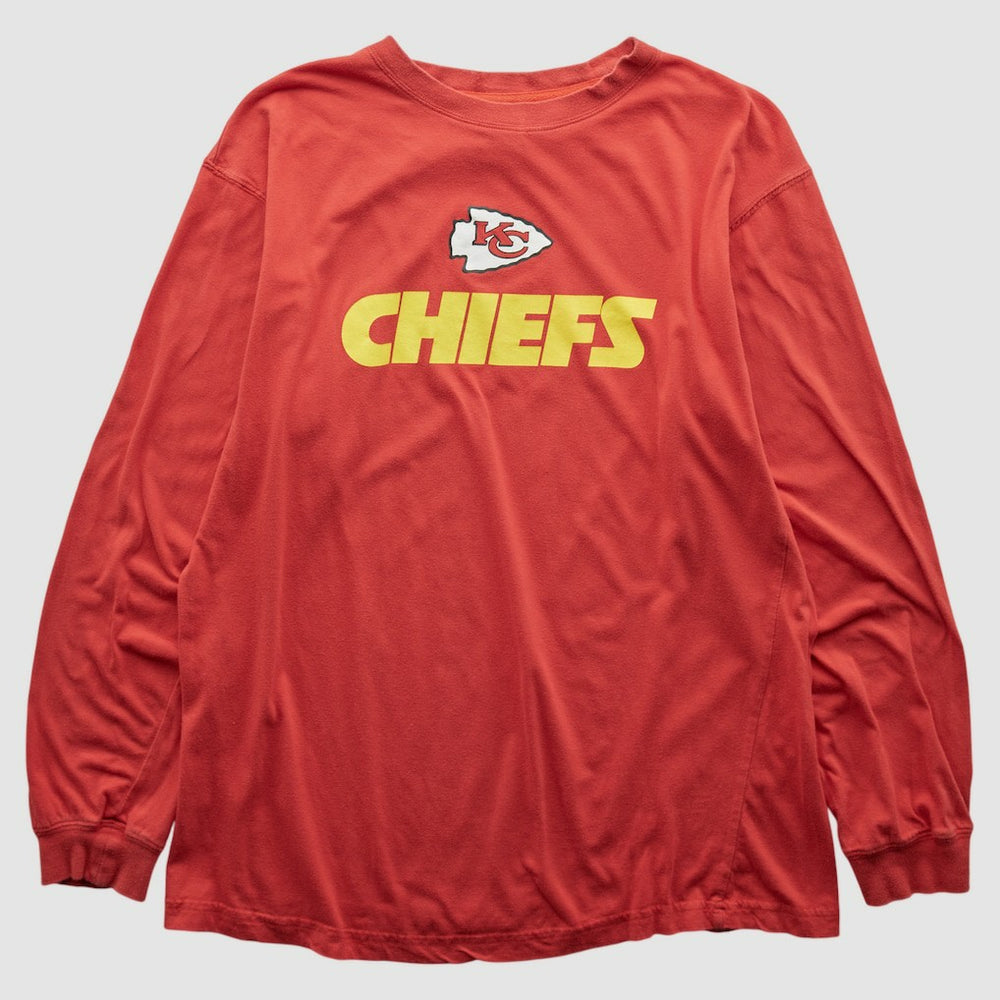 Kansas City Chiefs NFL 2000s Long Sleeve T-shirt - Red T-shirts