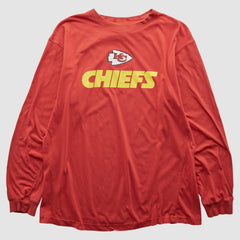 Kansas City Chiefs NFL 2000s Long Sleeve T-shirt - Red T-shirts