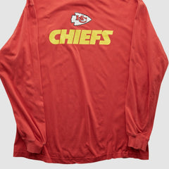 Kansas City Chiefs NFL 2000s Long Sleeve T-shirt - Red T-shirts