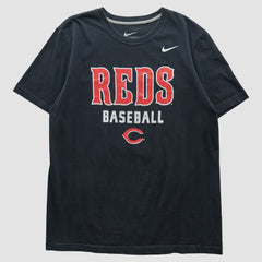 Cincinnati Reds Nike 2010s T-shirt - Black - Vintage T-shirts