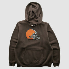 Cleveland Browns NFL 2000s Hooded Pullover Sweatshirt - Brown Pullover
