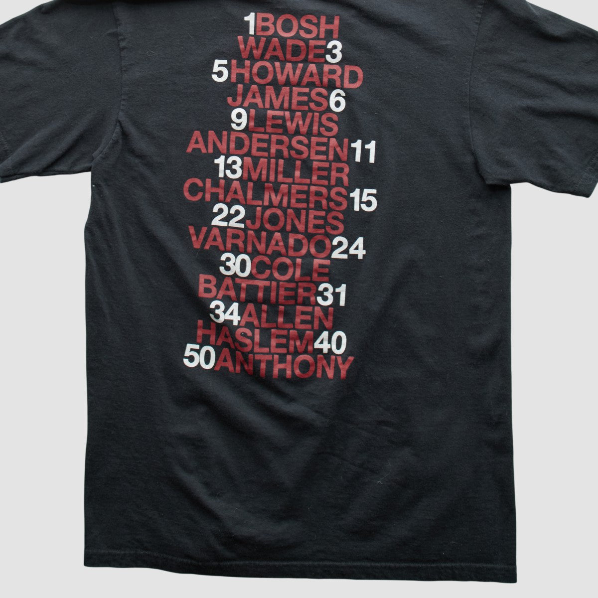 Miami Heat 2013 T-shirt Black Vintage - Adidas outlet