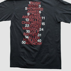 Miami Heat 2013 T-shirt Black Vintage - Adidas outlet