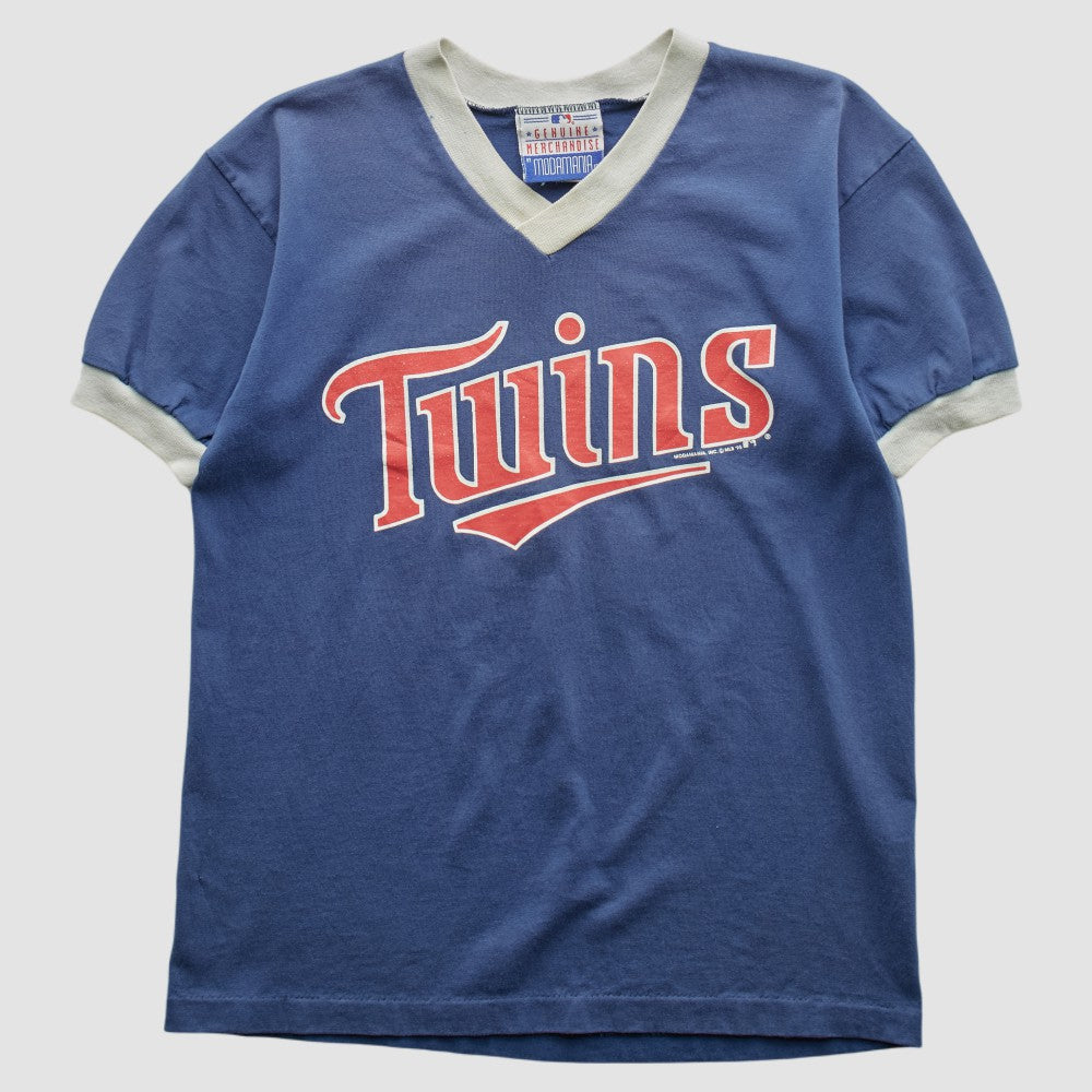 Minnesota Twins MLB Genuine Merchandise 90s T-shirt - Blue - XXVintage T-shirts