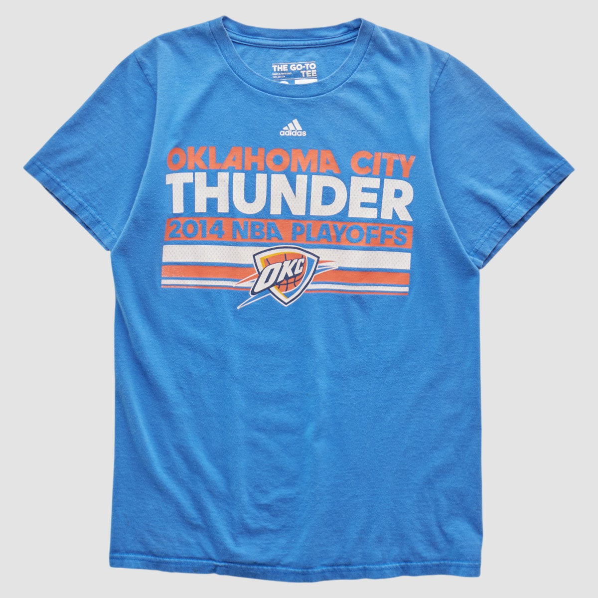 Oklahoma City Thunder 2014 T-shirt Blue Vintage - Adidas