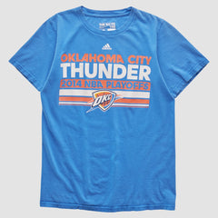 Oklahoma City Thunder 2014 T-shirt Blue Vintage - Adidas