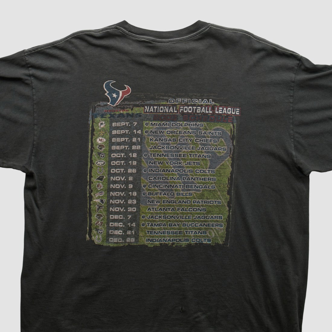 Houston Texans NFL 2000s T-shirt - Charcoal T-shirts