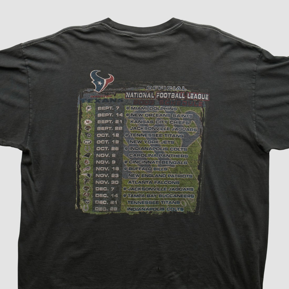 Houston Texans NFL 2000s T-shirt - Charcoal T-shirts