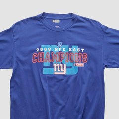 New York Giants NFL 2008 Long Sleeve T-shirt - Blue T-shirts