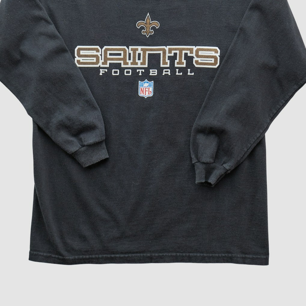 New Orleans Saints Reebok 2000s Pullover Sweatshirt - Black Pullover
