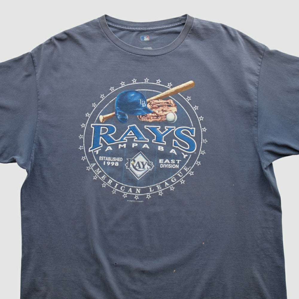 Tampa Bay Rays MLB Genuine Merchandise 2000s T-shirt - Navy - 2XVintage T-shirts