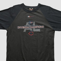 Minnesota Twins Alstyle Apparel 2006 T-shirt - Charcoal - Vintage T-shirts