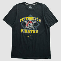 Pittsburgh Pirates Nike 2010s T-shirt - Black - Vintage T-shirts