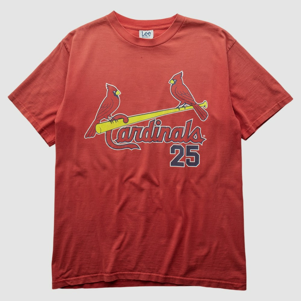 St. Louis Cardinals Lee Apparel 2001 T-shirt - Red - Vintage T-shirts