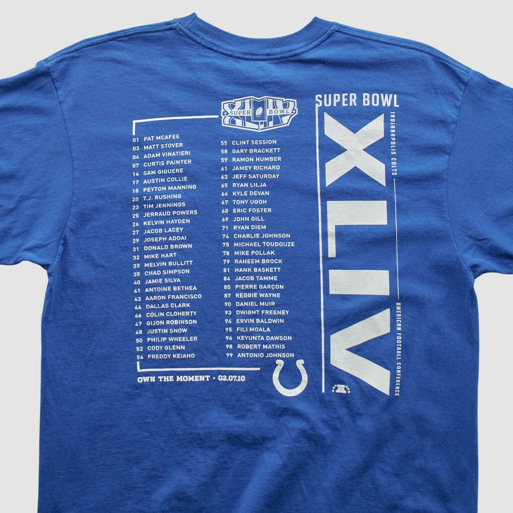 Indianapolis Colts Reebok 2010 T-shirt - Blue T-shirts