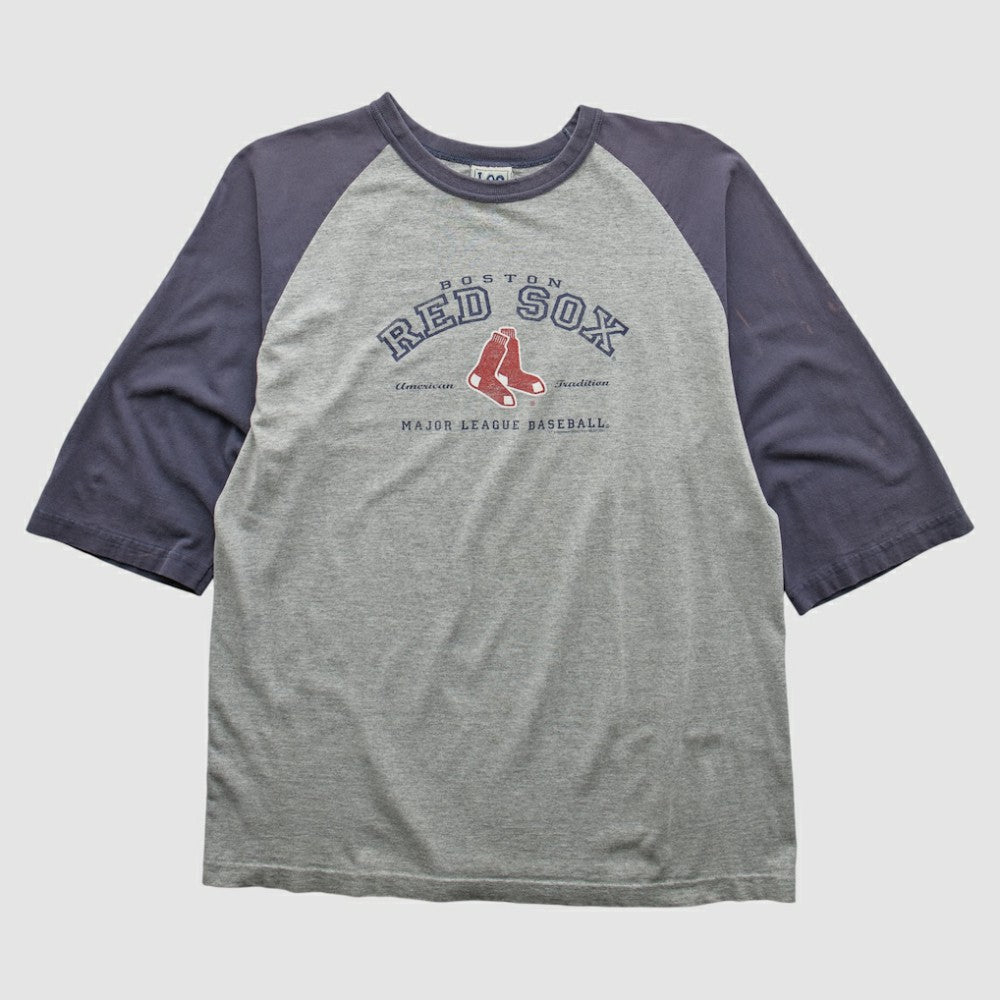Boston Red Sox Lee Apparel 2000s T-shirt - Heather Gray - Vintage T-shirts