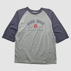 Boston Red Sox Lee Apparel 2000s T-shirt - Heather Gray - Vintage T-shirts