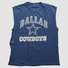 Dallas Cowboys 90s Tank - Navy Tanks