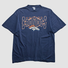 Denver Broncos Tultex 90s T-shirt - Navy T-shirts