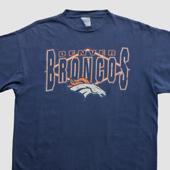 Denver Broncos Tultex 90s T-shirt - Navy T-shirts