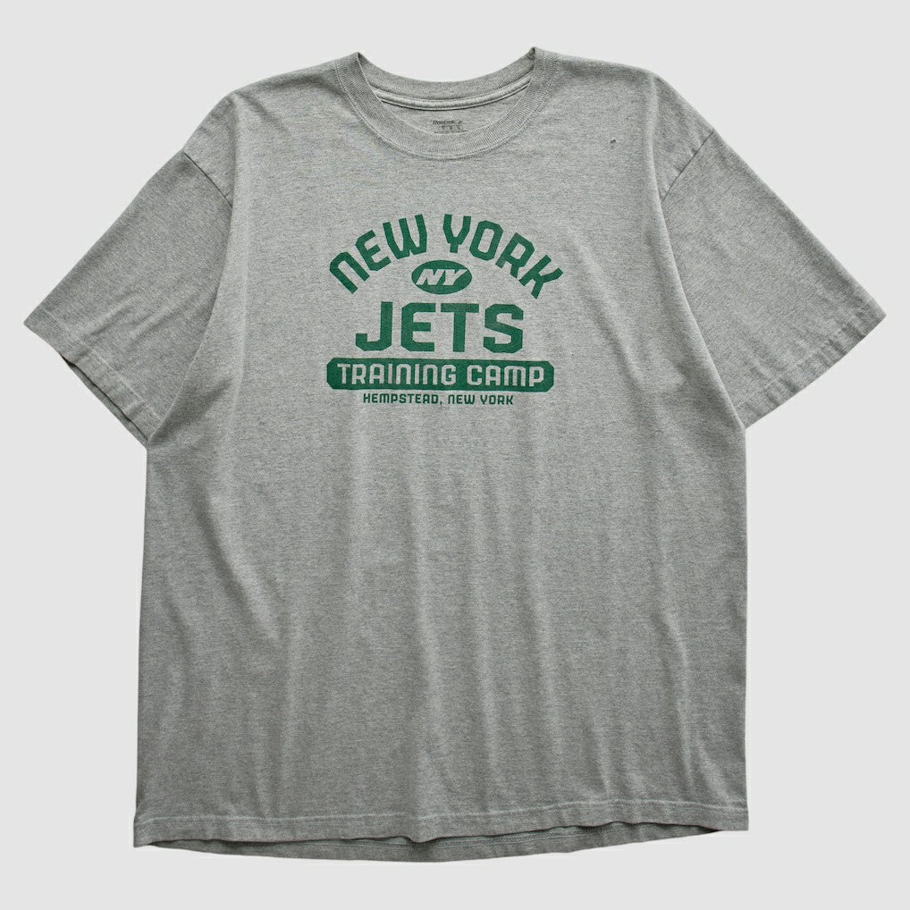 New York Jets Reebok 2000s T-shirt - Heather Gray T-shirts