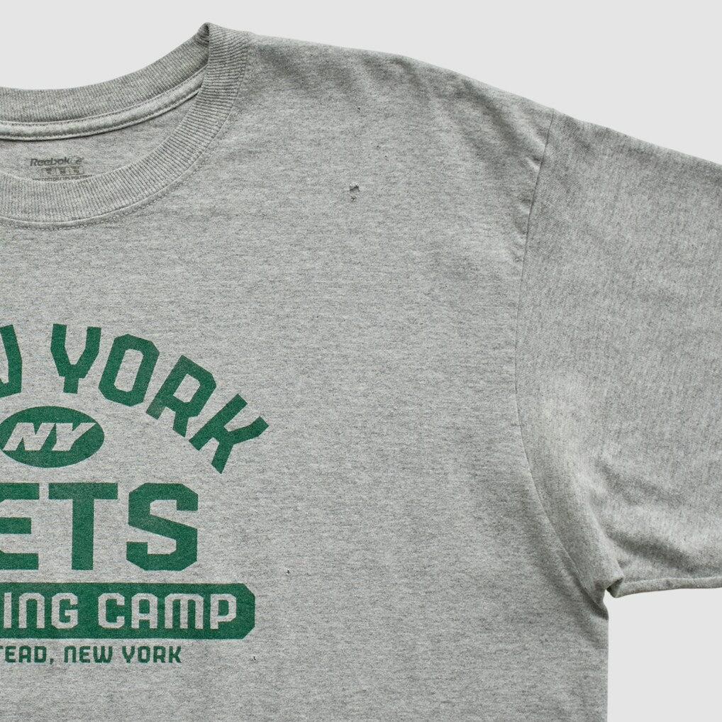 New York Jets Reebok 2000s T-shirt - Heather Gray T-shirts