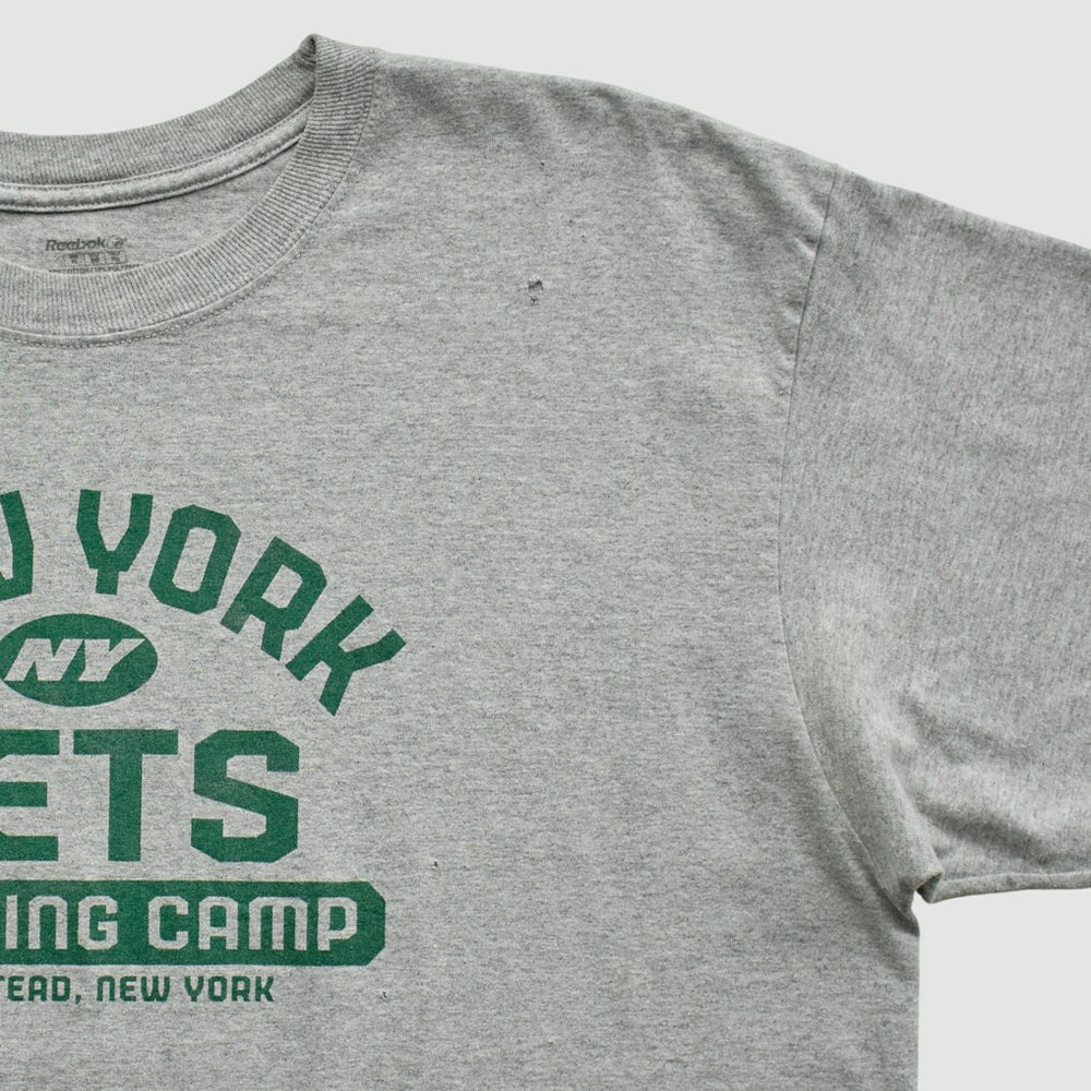 New York Jets Reebok 2000s T-shirt - Heather Gray T-shirts