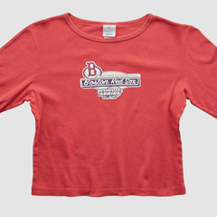 Boston Red Sox MLB 2004 Long Sleeve T-shirt - Red - Vintage T-shirts