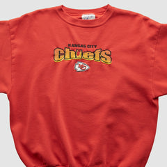 Kansas City Chiefs Logo Athletic 90s Sweatshirt - Red Sweatshirts