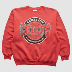 Kansas City Chiefs Hanes 90s Pullover Sweatshirt - Red Pullover